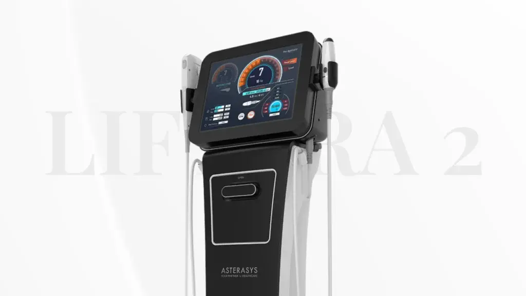 Equipamento de Ultrassom Microfocado Liftera 2 em consultório médico